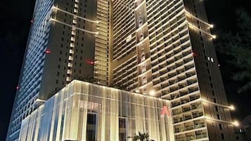 Front of property – evening/night