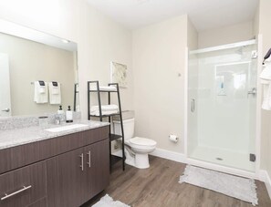 Douche, sèche-cheveux