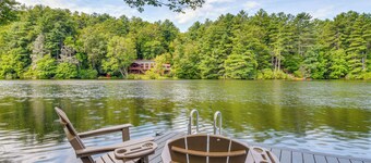 4 Mi to Ski Sapphire! Lakefront Cabin w/ Dock