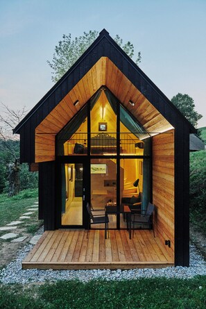 Exterior - Perunika, modern cottage on Tri Vile estate with an amazing view (Podcetrtek)