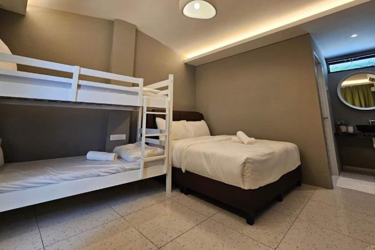 Family Double Room, Pool View | Iron/ironing board, free WiFi