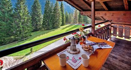 Apartamento 'Appartamento Palmina' con vistas a la montaña, jardín compartido y Wi-Fi