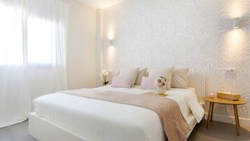 1 slaapkamer, een strijkplank/strijkijzer, gratis wifi, beddengoed