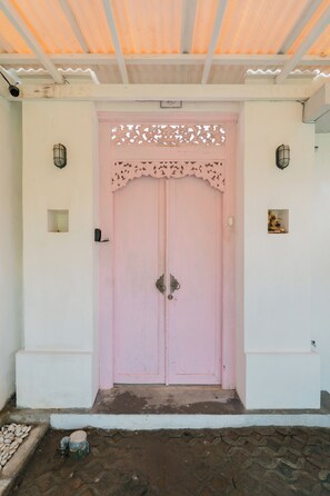 Façade de l’hébergement