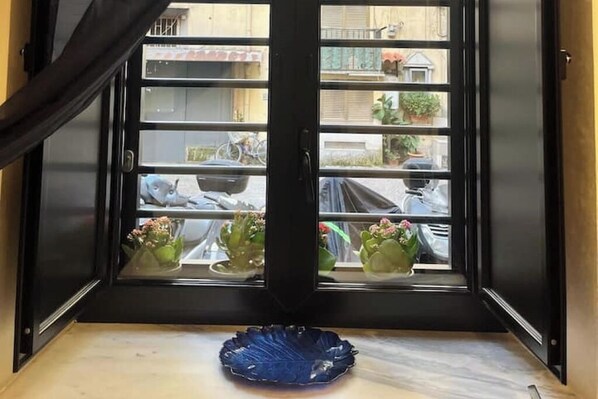 Blick von der Unterkunft