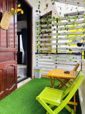 Chambre Double Deluxe, balcon | Terrasse/Patio