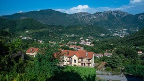 A hillside village with traditional architecture, surrounded by lush greenery and mountains. - Casa Tramonti D Amare - On the Hills of the Amalfi Coast (Tramonti)