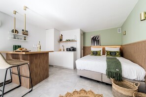 1 Schlafzimmer, Bügeleisen/Bügelbrett, kostenloses WLAN, Bettwäsche