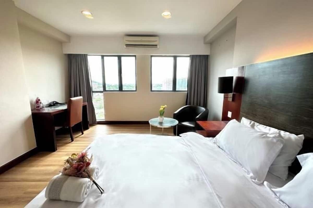 1 quarto, roupas de cama premium, camas Select Comfort