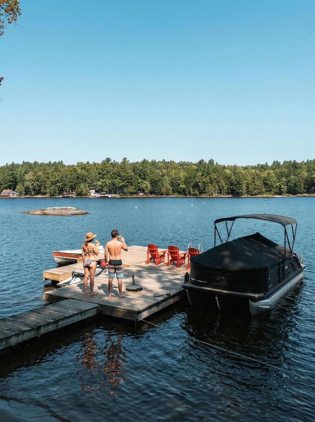 Enjoy the view at our dock!