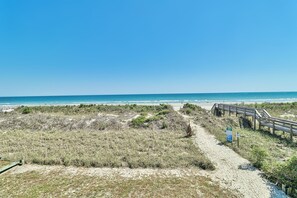 On the beach