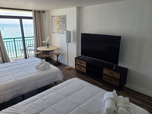 Iron/ironing board, WiFi, bed sheets