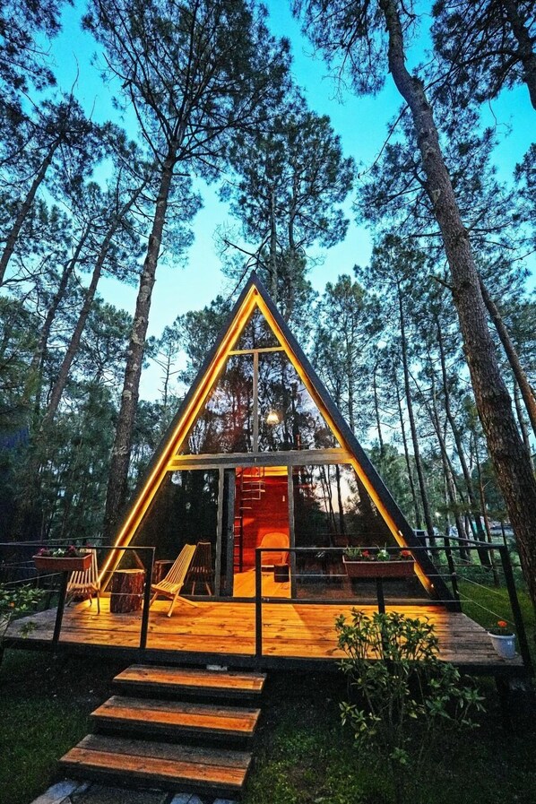 Terrace/patio - Seaside Chalet Guruli Kokhebi (Ureki)