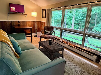 Cozy cabin in the heart of ski country.