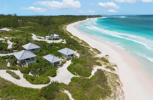 Brand New Villa on Pink-Sand Beachfront Estate with Shared Pool