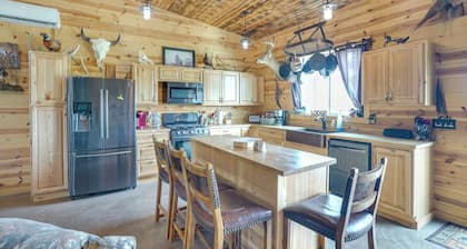 Hunter's Retreat in South Dakota: Patio, Fire Pit