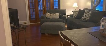 A 2-bedroom apartment with WiFi and AC in a safe and kid friendly neighborhood