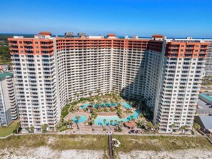 Exterior - Ground Floor! Walk to the Pool from your balcony! (Panama City Beach)