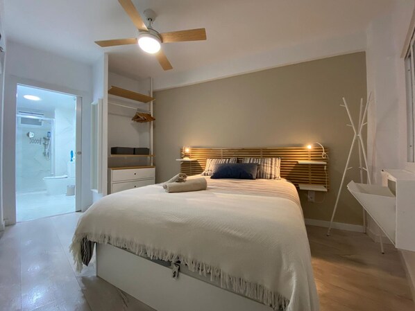 1 soveværelse, strygejern/strygebræt, gratis Wi-Fi, sengetøj