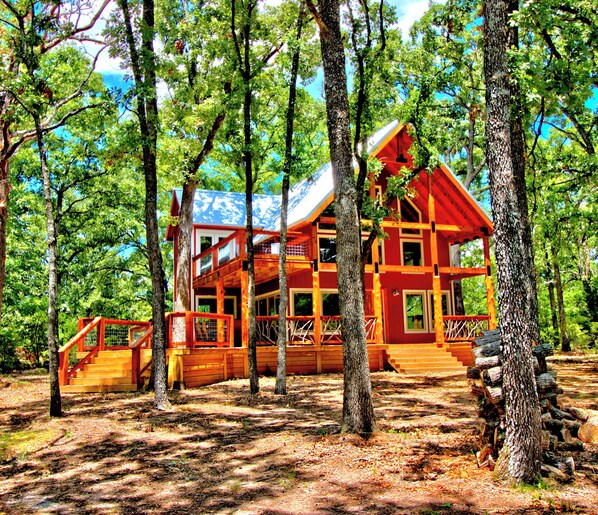 Exterior - Bungalow Cabin w/ Spa on 160 Acres, New Host! Over 200 Exceptional Reviews! (Wills Point)