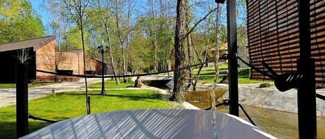 Bungalow – deluxe, resort-utsikt | Terrasse/patio