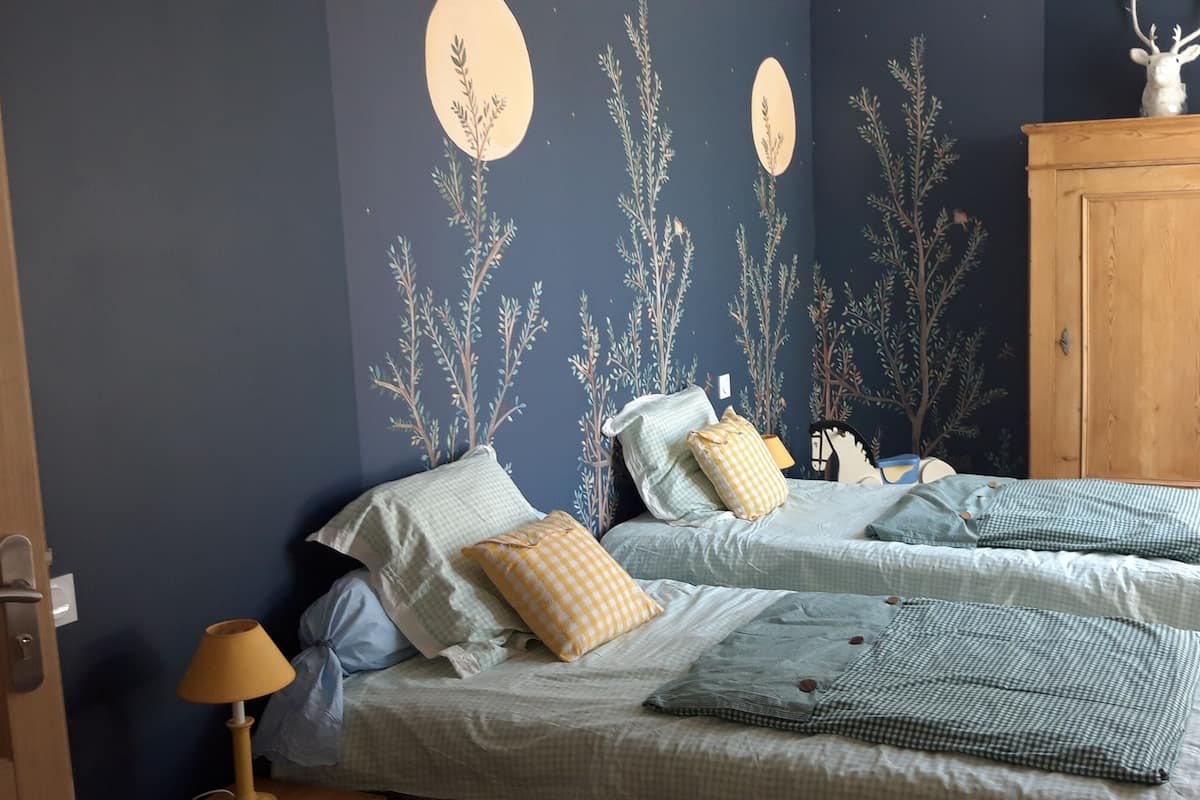 Chambre Confort avec lits jumeaux, vue parc