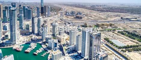 منظر من الجو على ارتفاع عالٍ