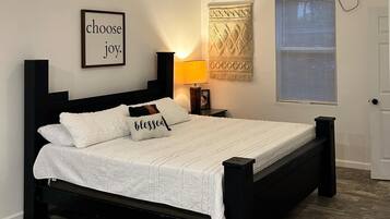 3 bedrooms, in-room safe, iron/ironing board, free WiFi