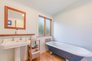Shower, hair dryer - Pukeko Cottage - Marlborough Sounds Retreat (Linkwater)