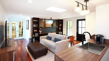 Smart TV, books, video library
