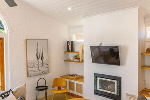 TV, fireplace, ping pong