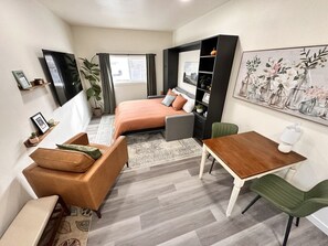 1 غرفة نوم وواي فاي وملاءات أسرّة