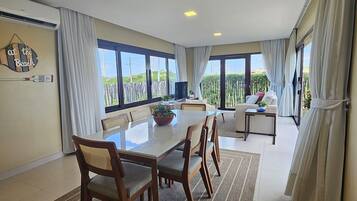 Casa de lujo, 3 habitaciones, para no fumadores, vista al desierto | Interior