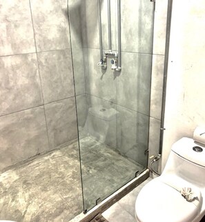 Shower, towels, soap, toilet paper - Cozy and basic private unit in lovely Jaco with WiFi, AC, across from the surf (jaco)