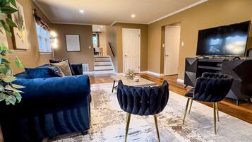 Smart TV, table football, ping pong