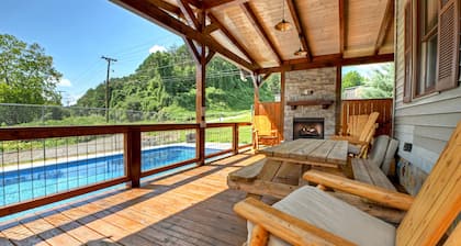 Harper House | Outdoor Fireplace | Grill | Private Bathrooms