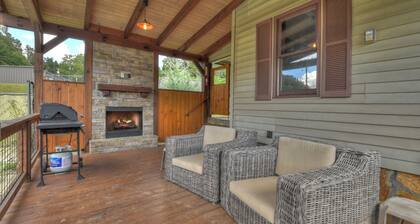 Harper House | Outdoor Fireplace | Grill | Private Bathrooms