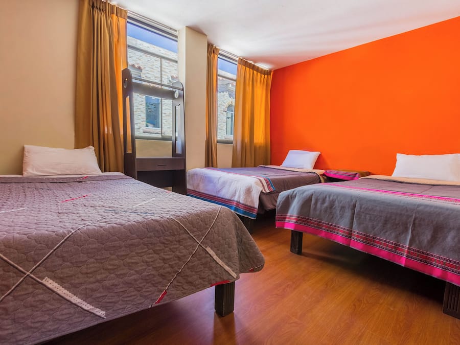 Basic Triple Room, City View | Desk, laptop workspace, free WiFi