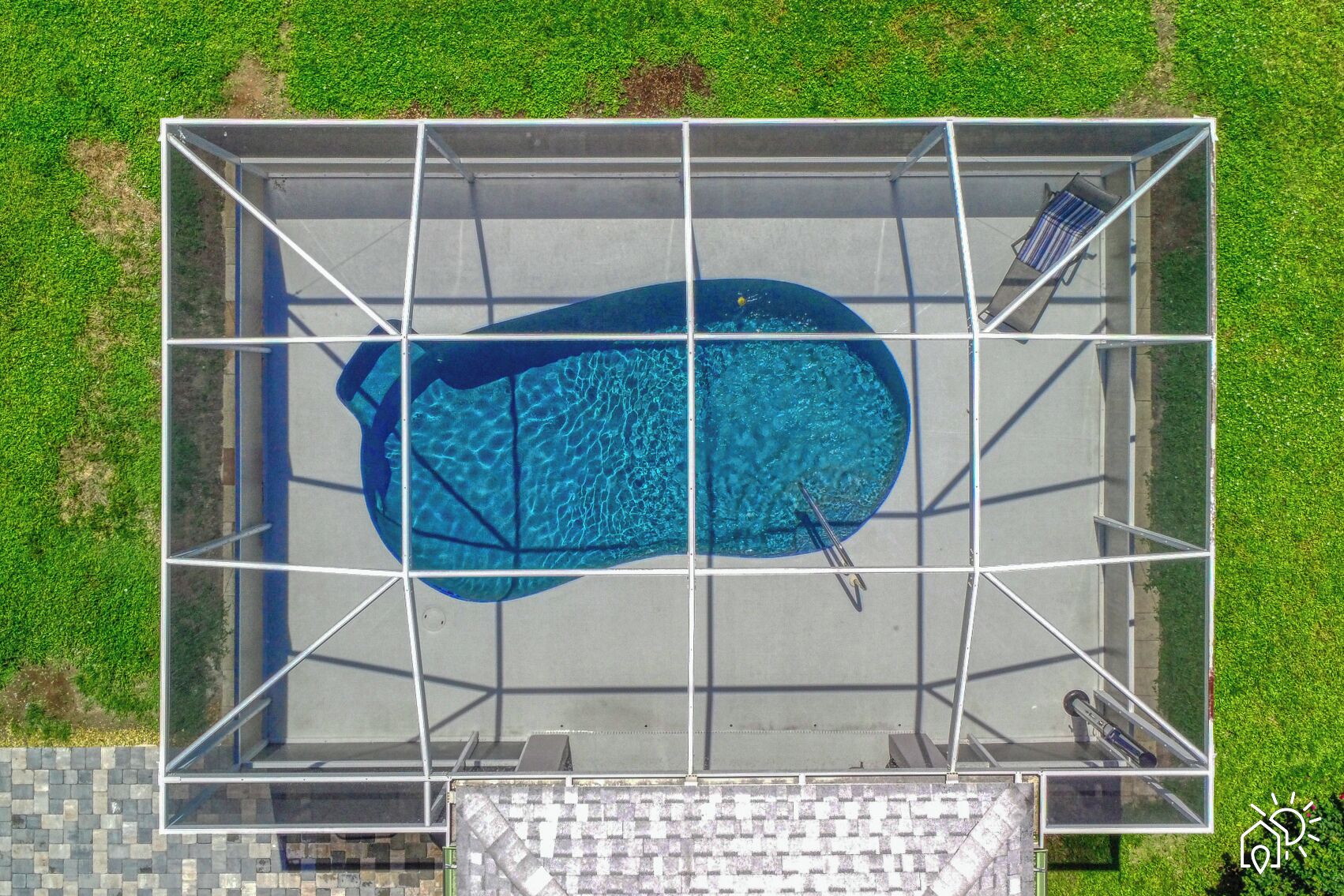 Piscine extérieure, piscine chauffée