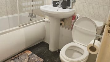 Towels, soap, toilet paper