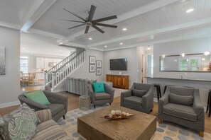 Smart TV, fireplace - Best in Town! Stunning Downtown Rehoboth Beach House 6BR (Rehoboth Beach)