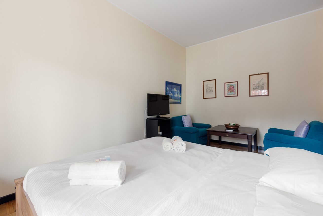 1 chambre, fer et planche à repasser, Wi-Fi, literie fournie