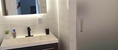 Towels, soap, toilet paper