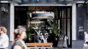 A storefront with a sign reading "mantra Sydney Central" and a number "653 George Street". - KozyGuru | Sydney CBD | Charming City Studio (Haymarket)