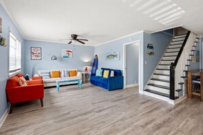 TV, fireplace, DVD player