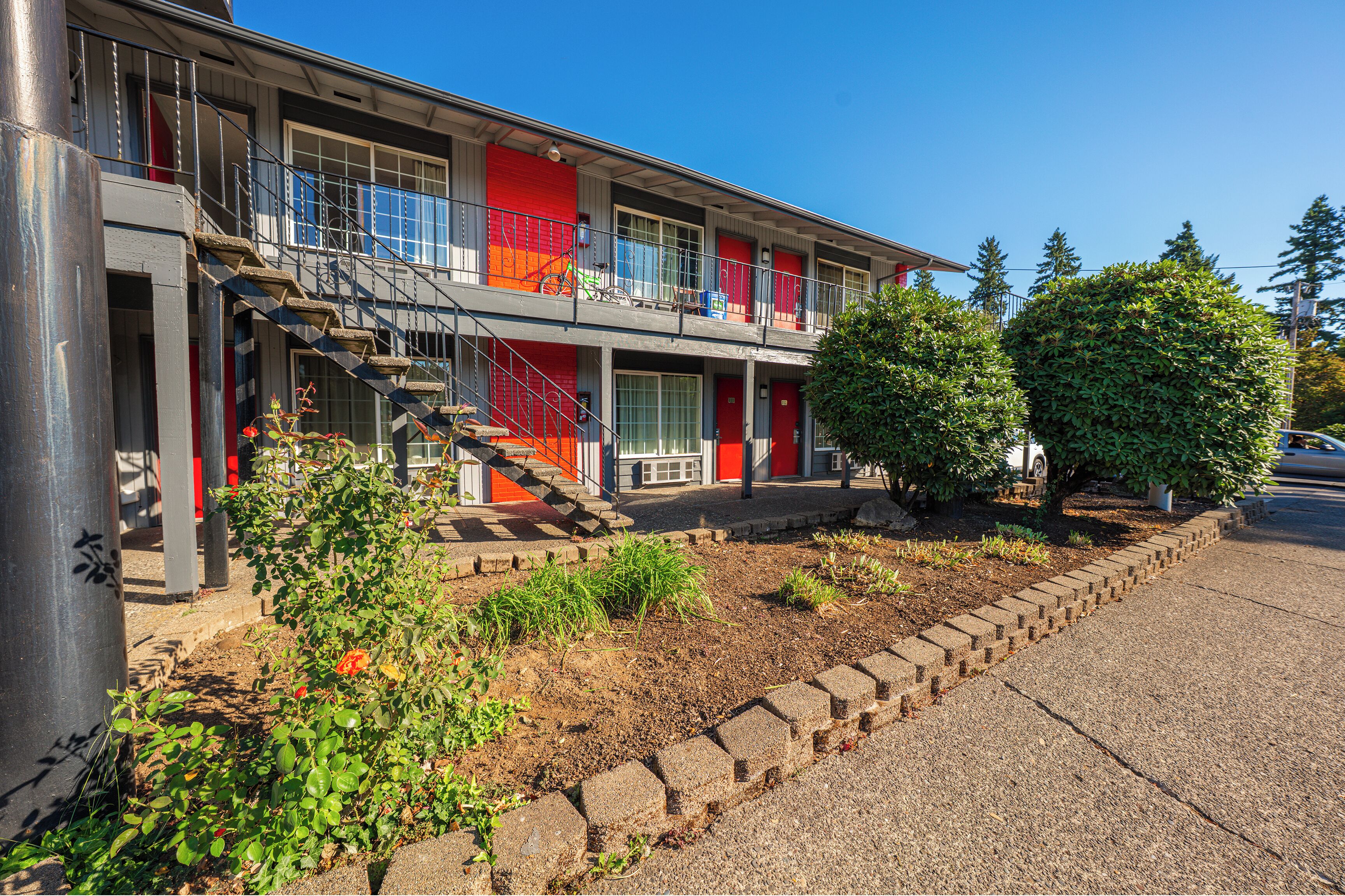 Voorkant van accommodatie