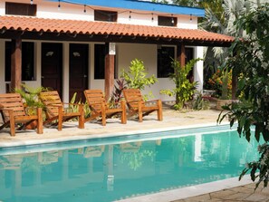 Indoor pool, a heated pool - Hotel Ingigante Poolside Family Room (El Gigante)