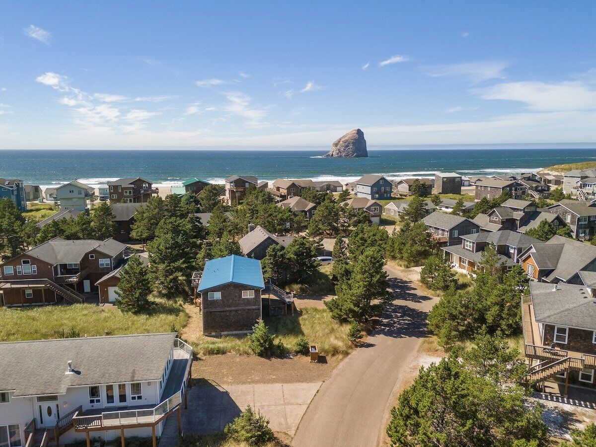 منظر من الجو على ارتفاع عالٍ