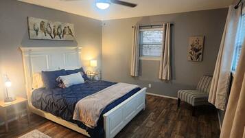 2 dormitorios, escritorio, tabla de planchar con plancha y wifi gratis