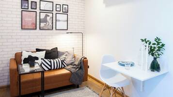 Deluxe Apartment, Balcony, City View | 2 bedrooms, desk, laptop workspace, iron/ironing board